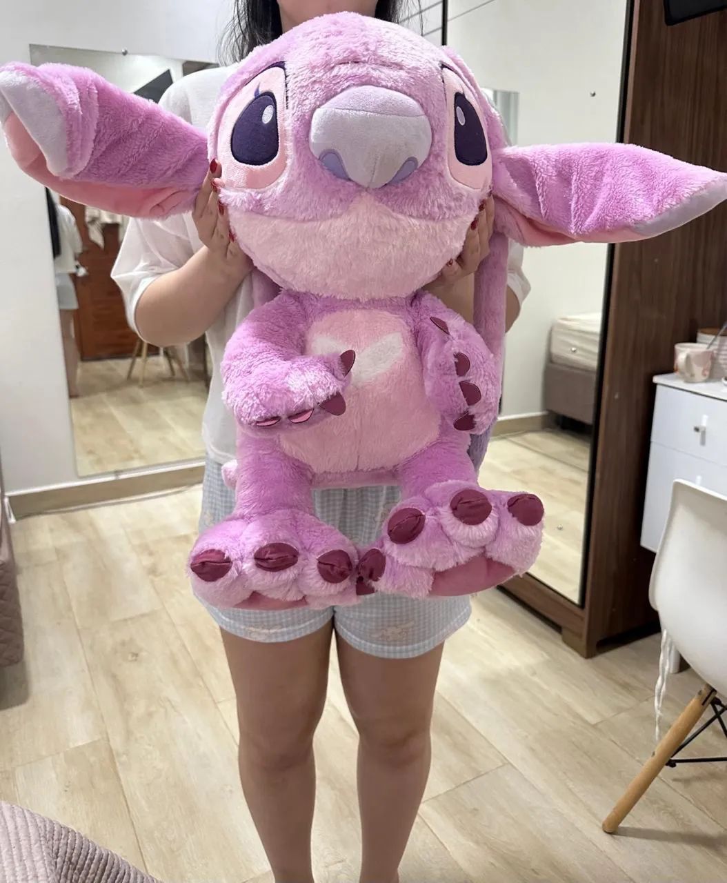 Vendo ursinho Lilo & stitch rosa - Foto 5