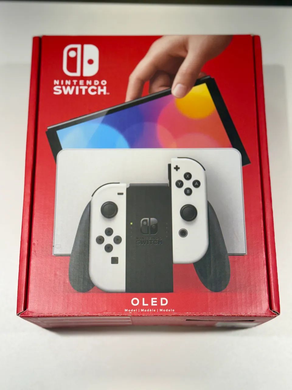 Nintendo Switch OLED Branco Completo na Caixa - Praticamente Zerado - Foto 2