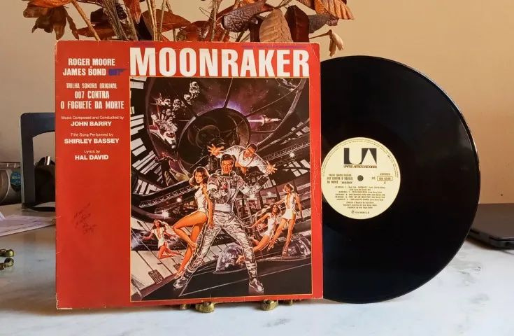 lp vinil - moonraker - 1979 trilha sonora 007 contra o foguete da morte - john barry