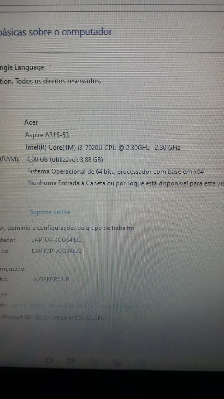 Notebook Acer A315 Slim  - Foto 4