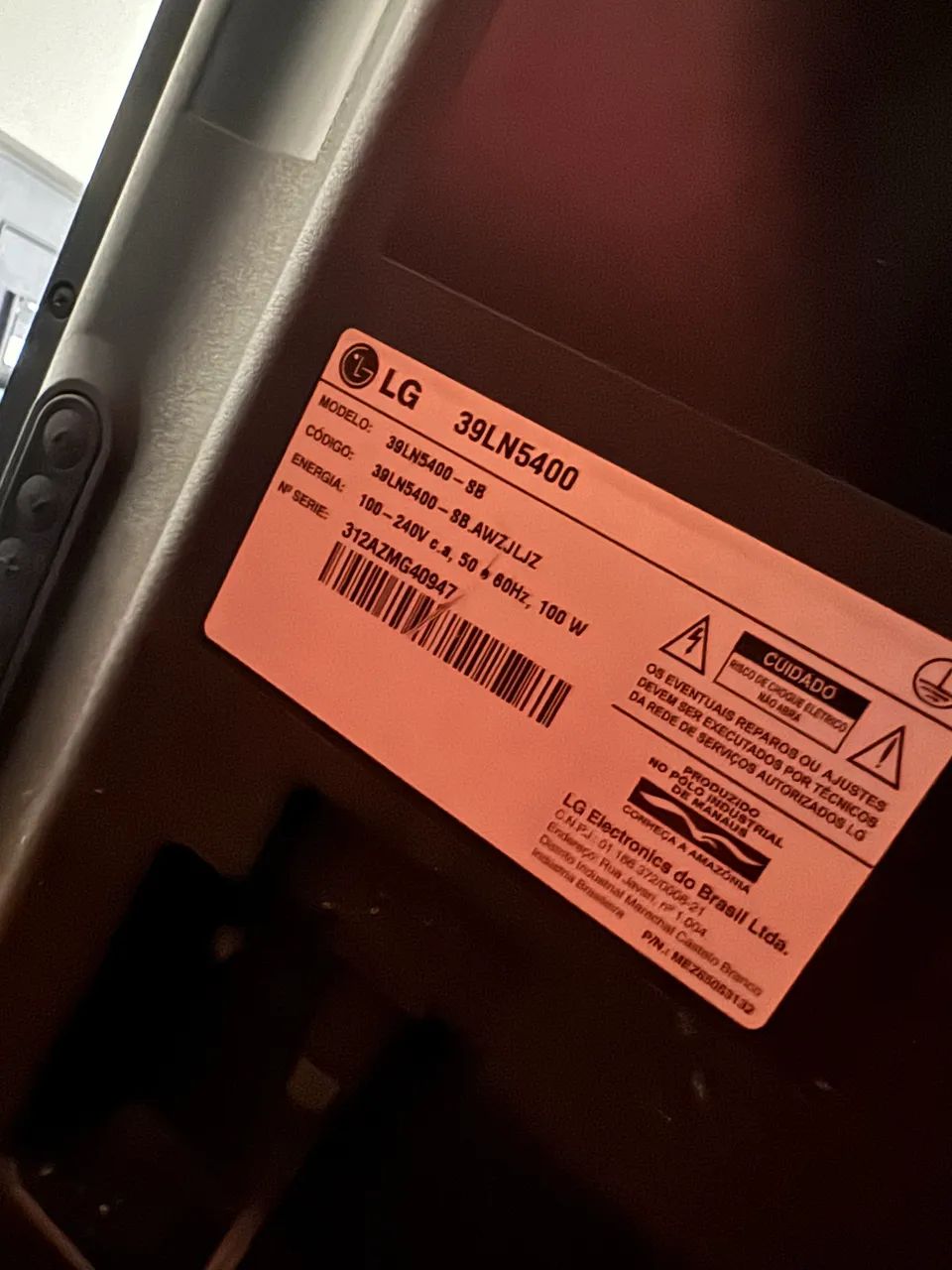 TV 39 LED LG **NAO É SMART**