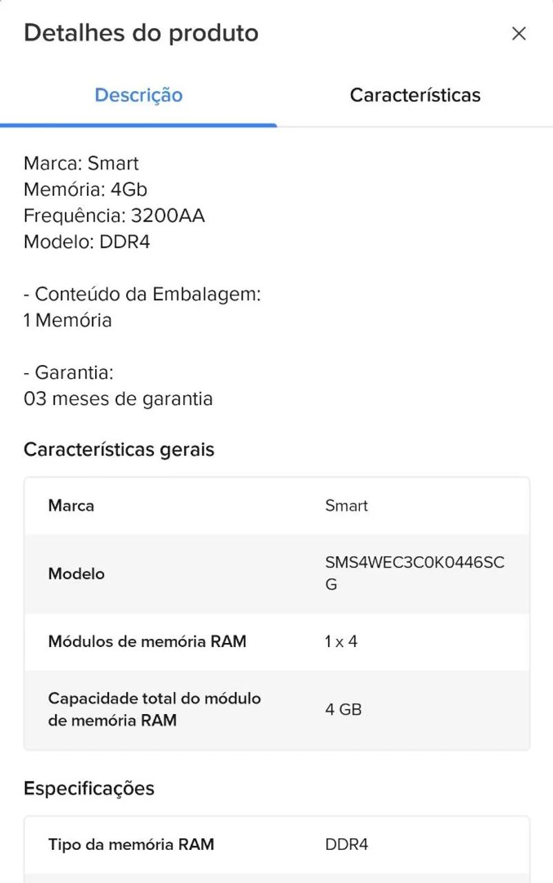 Memória RAM para notebook 4GB - Foto 2