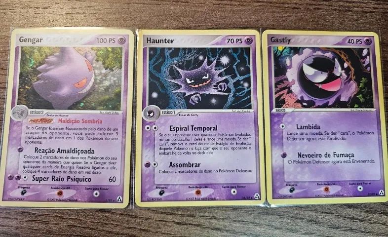 Carta Pokemon - Gengar Haunter Gastly SP (Legend Maker)