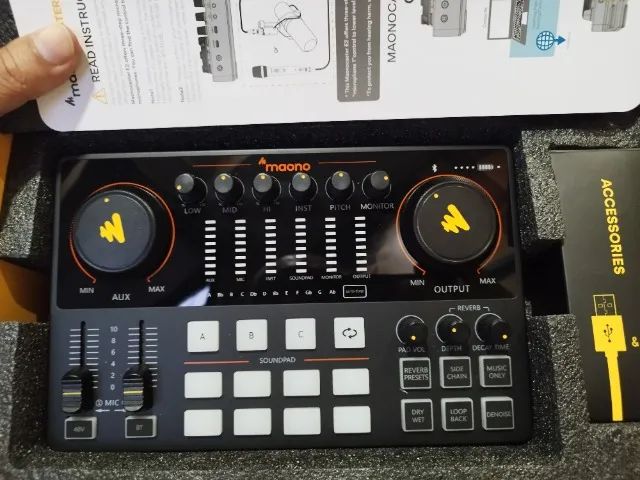 Interface De Áudio Maonocaster E2 Gen2 Double Xlr Podcast - Foto 3