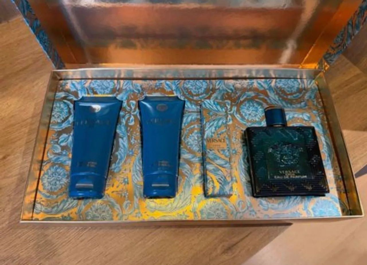 Kit Perfume Versace Eros 100ml sem uso aceito troca