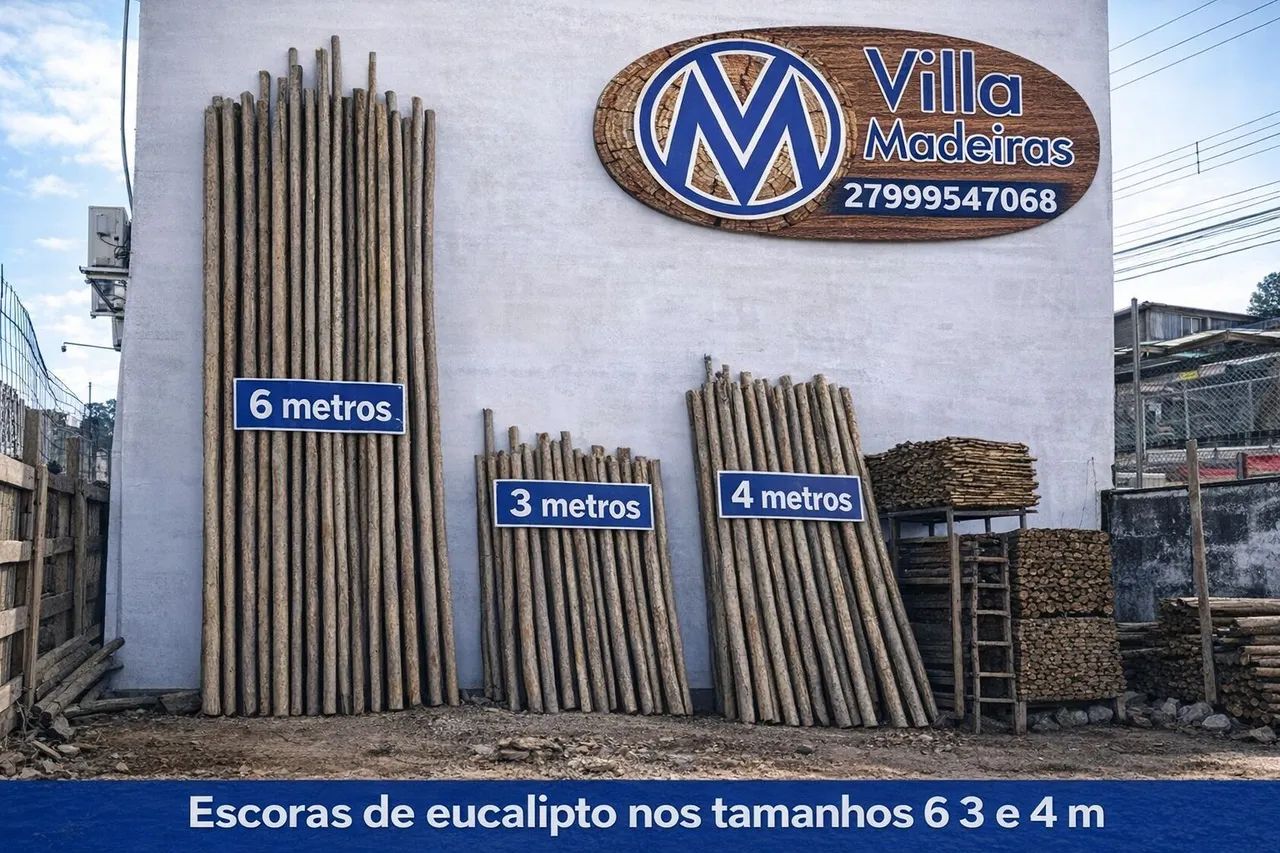 Escora de eucalipto 