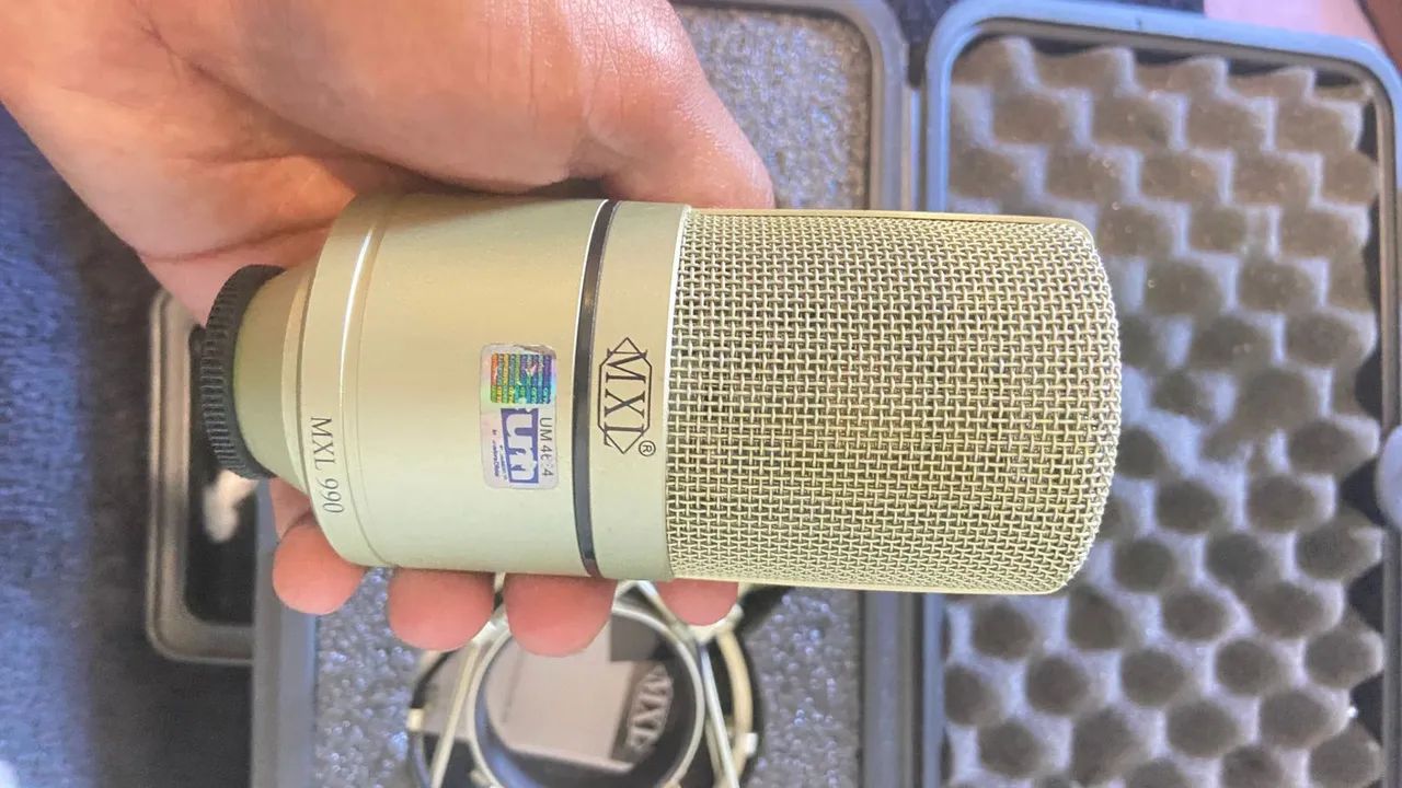 MICROFONE CONDENÇADOR MXL 990 SEMINOVO - Foto 3