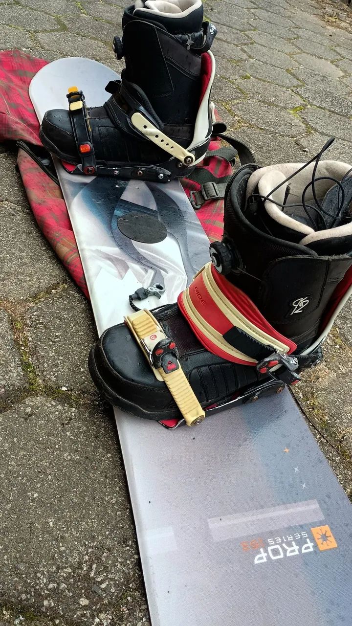 Prancha Snowboard + Bindings - Foto 5
