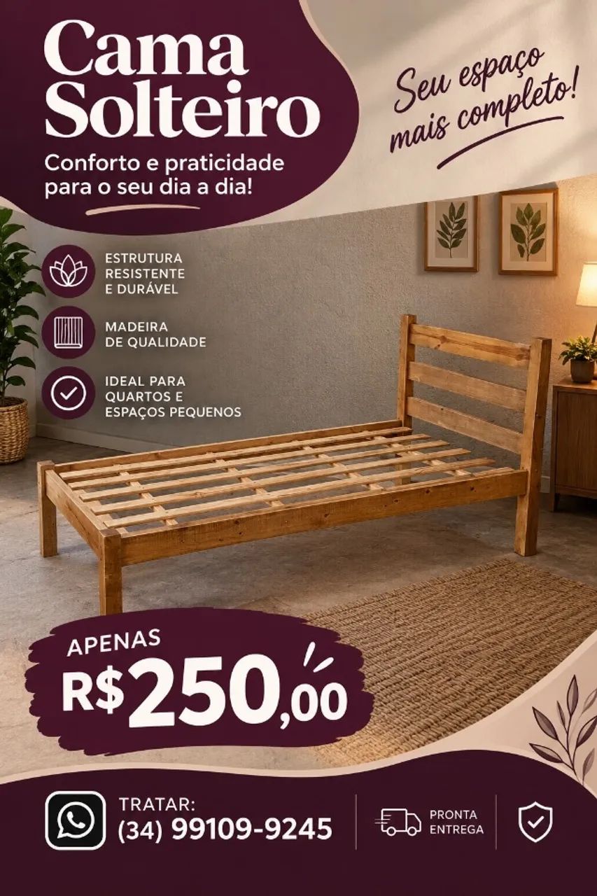 Cama de Solteiro 
