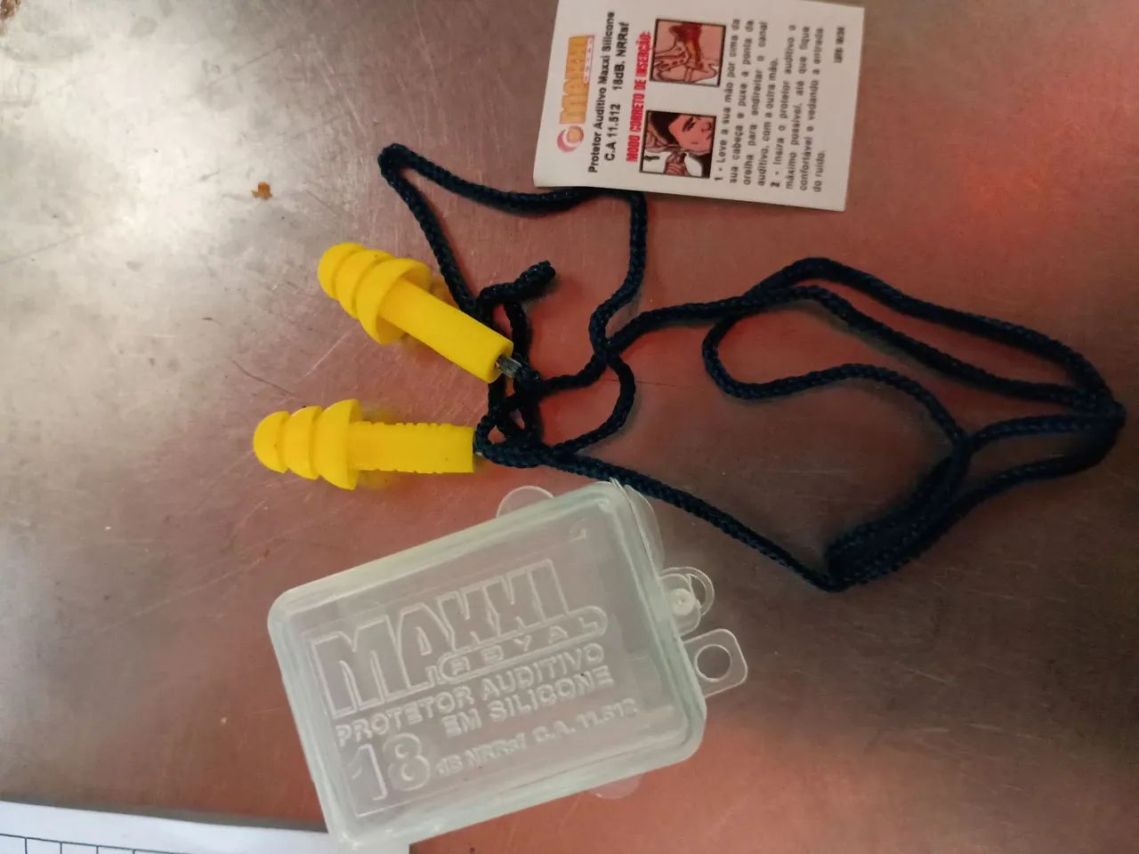 Protetor auditivo silicone