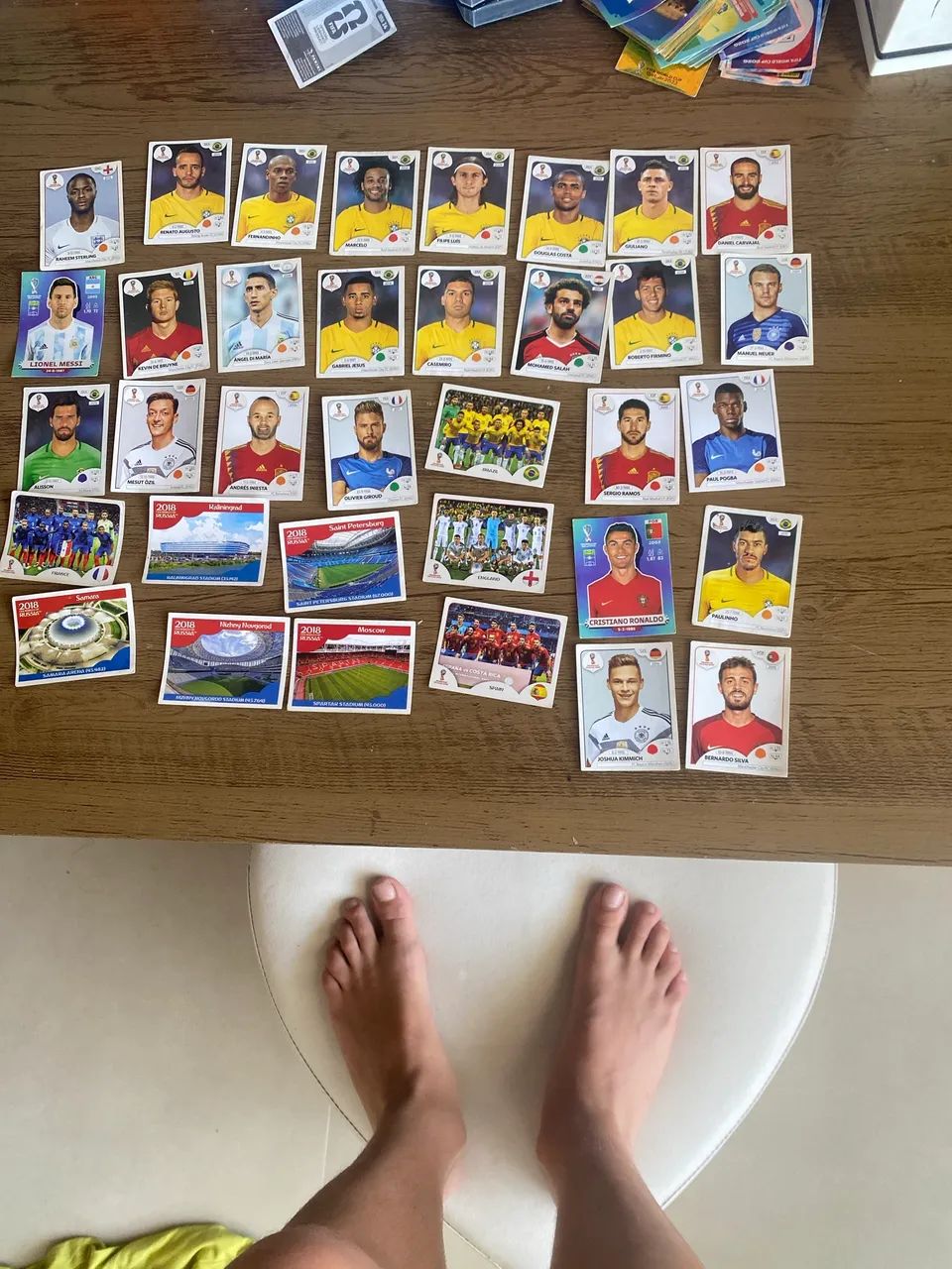 Figurinhas de 2018