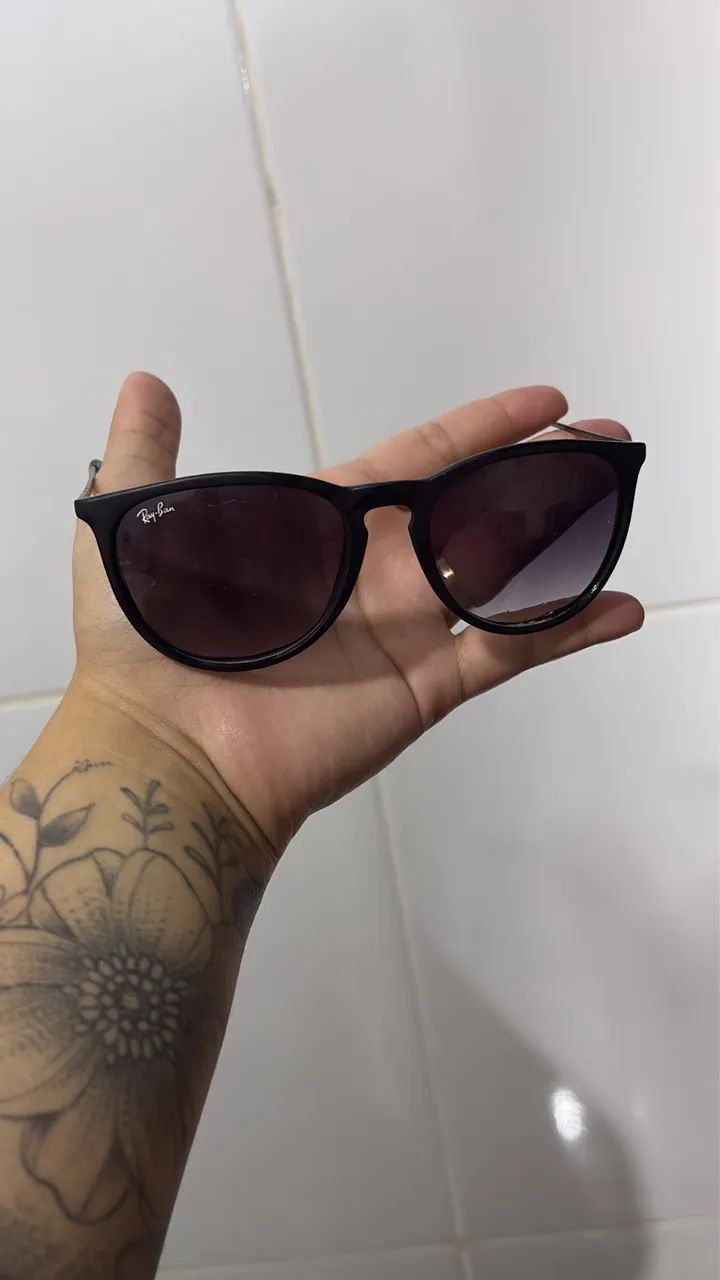rayban original, não faço menos ! usado no máximo 2x  - Foto 4