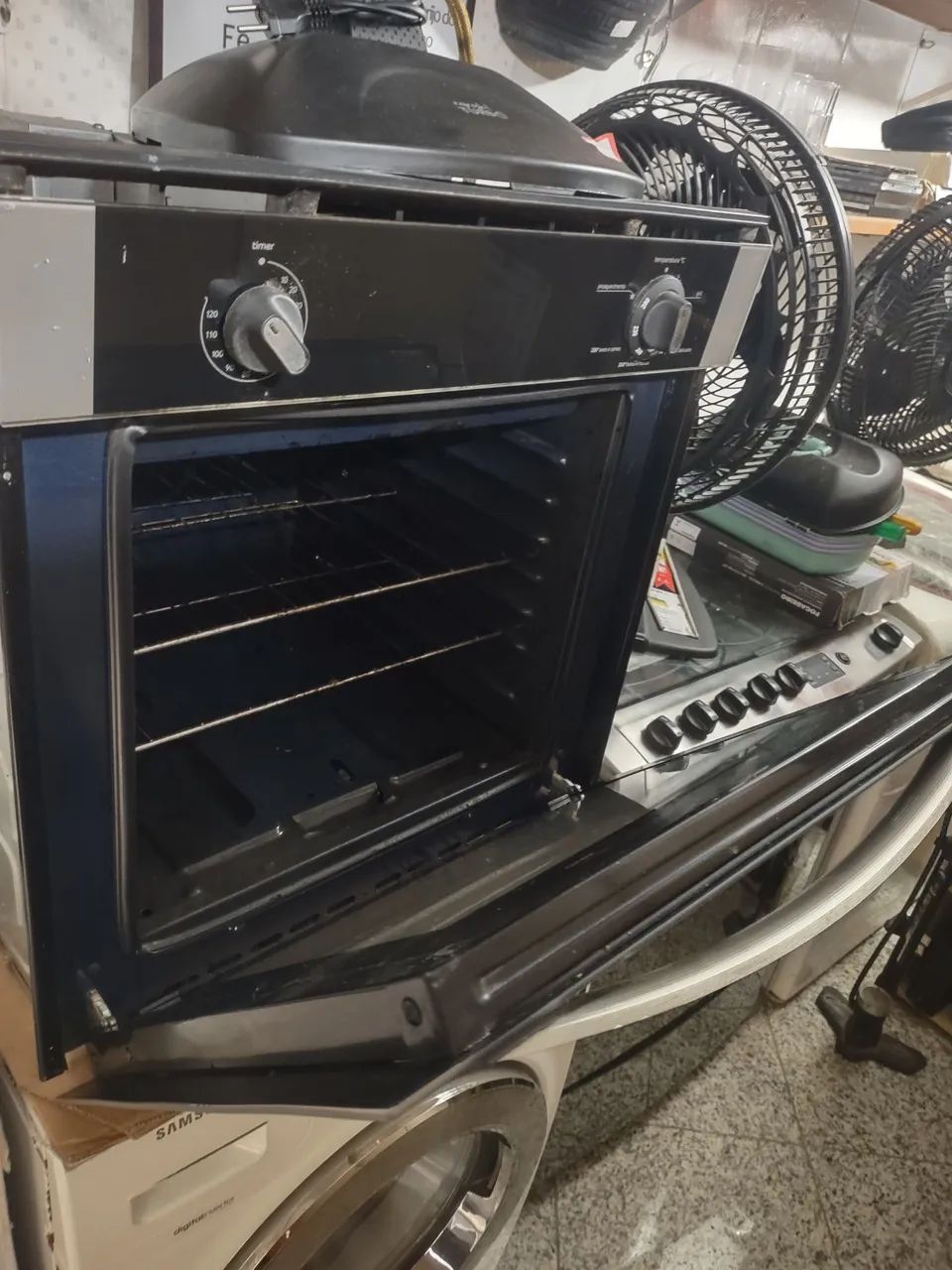 Forno elétrico e a gás funcionando perfeitamente  - Foto 3