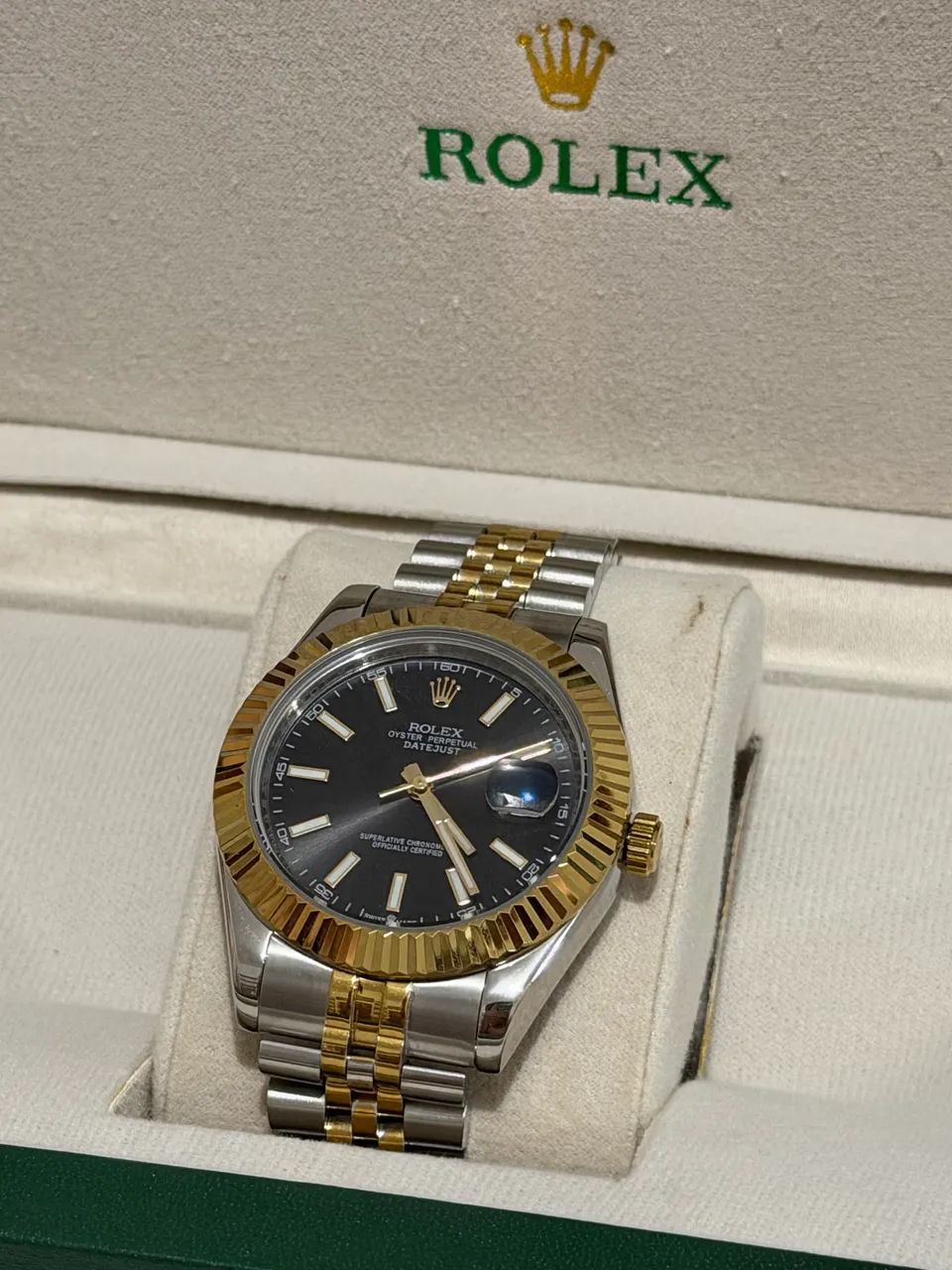 Relógio Rolex Datejust President Completo - Foto 5