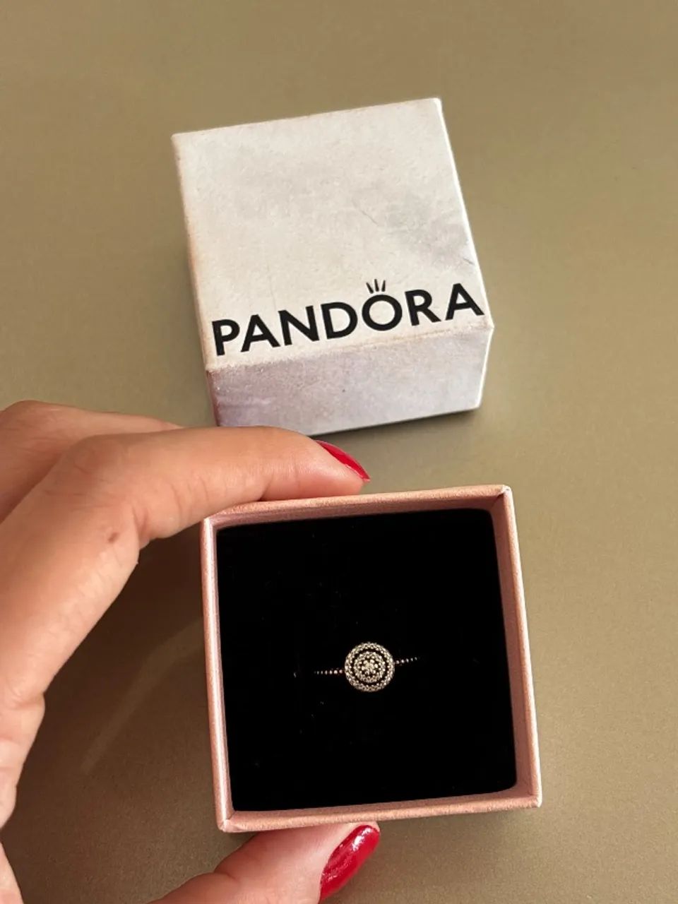 anel prata pandora