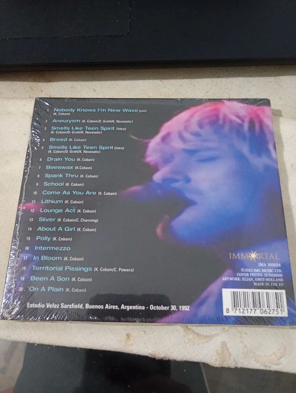 CD Nirvana Live in Buenos Aires 1992 - Foto 2