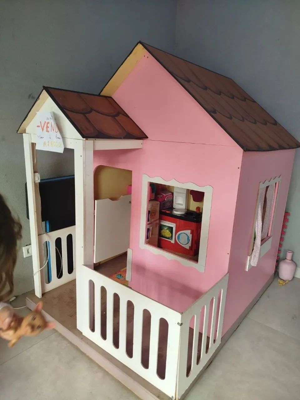 Casinha de boneca barata 