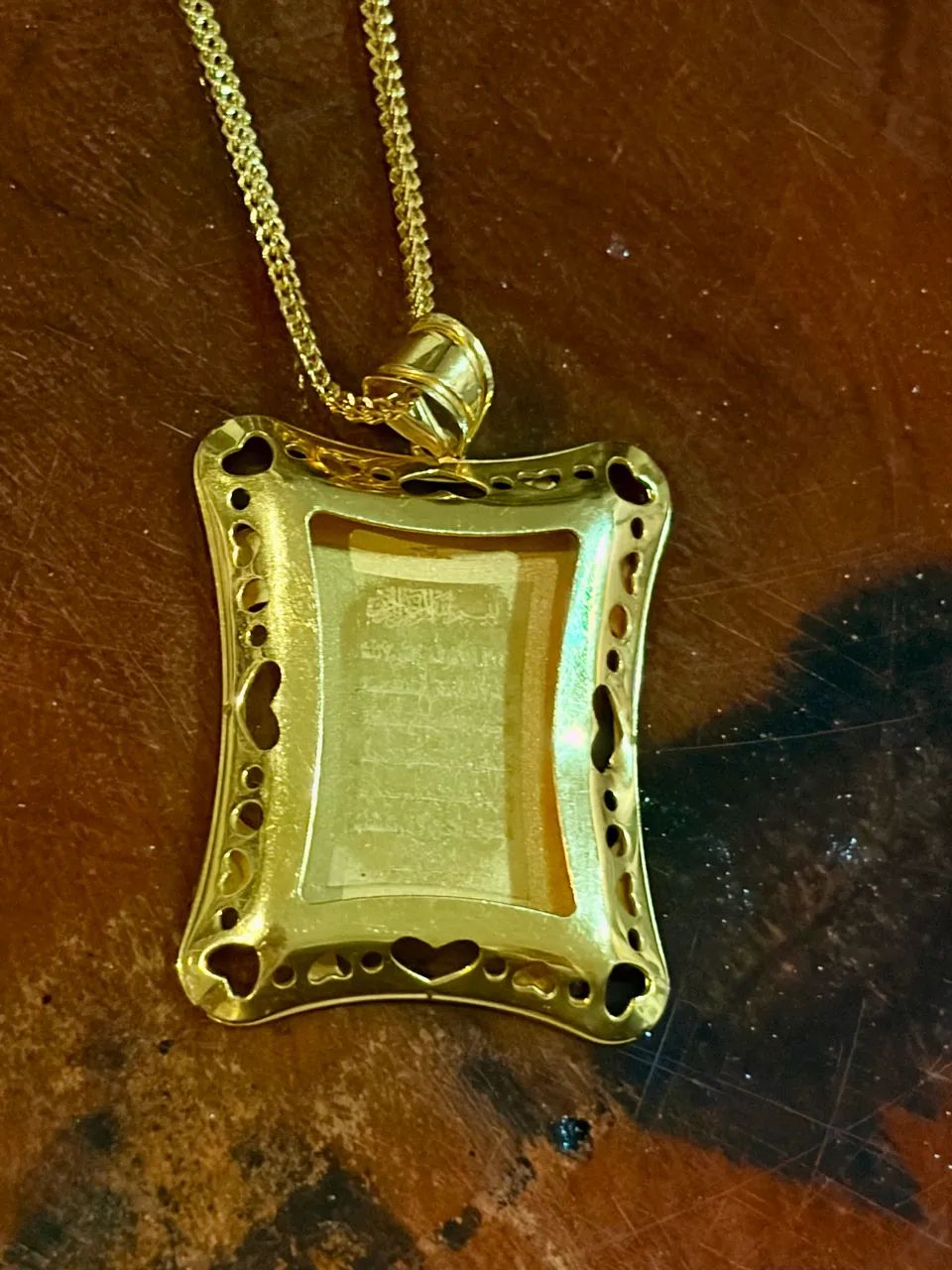 Colar de ouro 21k árabe 