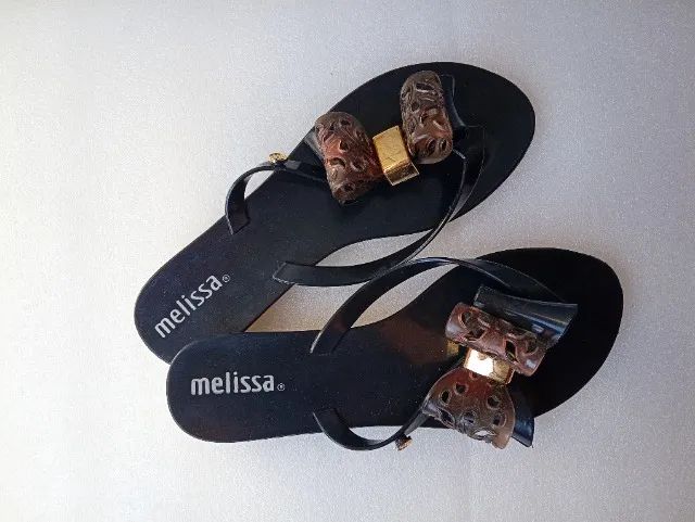 Chinelo rasteirinha Melissa - número 36 - Foto 5