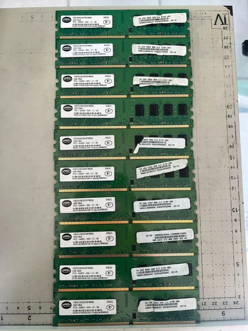 Memória DDR2 2GB Cada