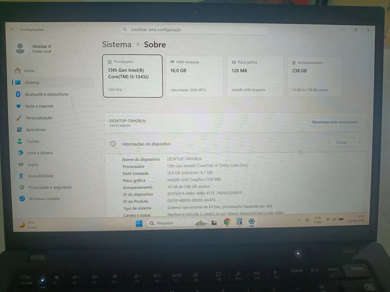 Notebook Lenovo ThinkPad  - Foto 2