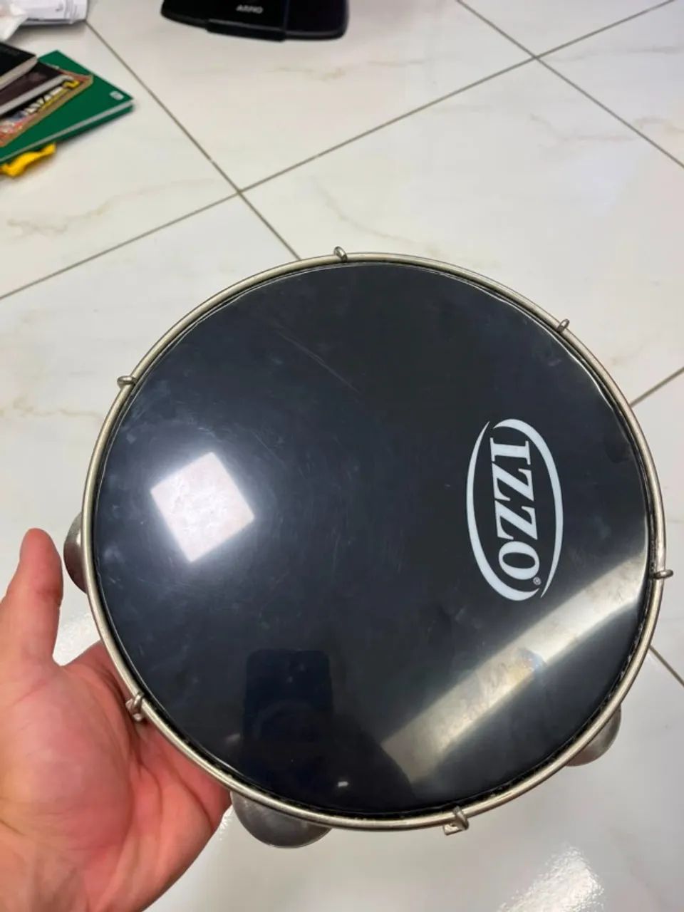 Pandeiro Izzo 10 Polegadas Profissional Samba Pagode Percussão - Foto 5