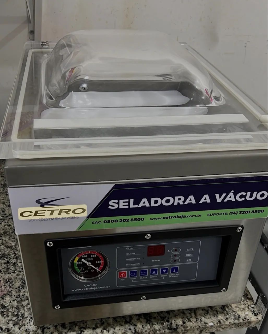 SELADORA A VÁCUO CETRO USADA POUCO TEMPO  - Foto 3