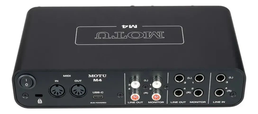 Motu M4 Interface Usb 4x4 + Midi 32 Bits / 192k - Equipamentos e