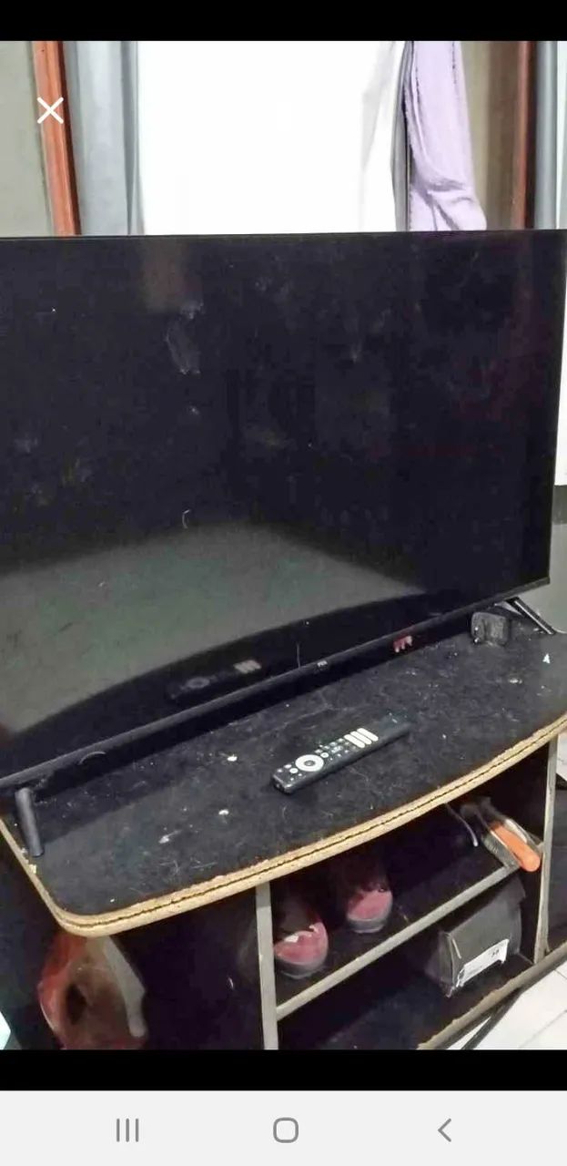 Tv 43 polegadas TCL smart led queimado 1 ano de uso
