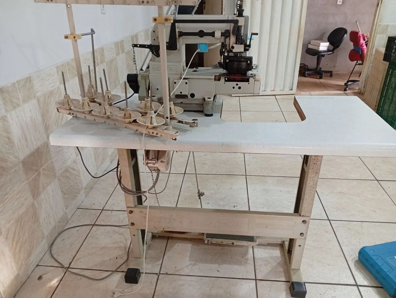 Máquina de cós 12 agulhas motor direct drive  - Foto 2