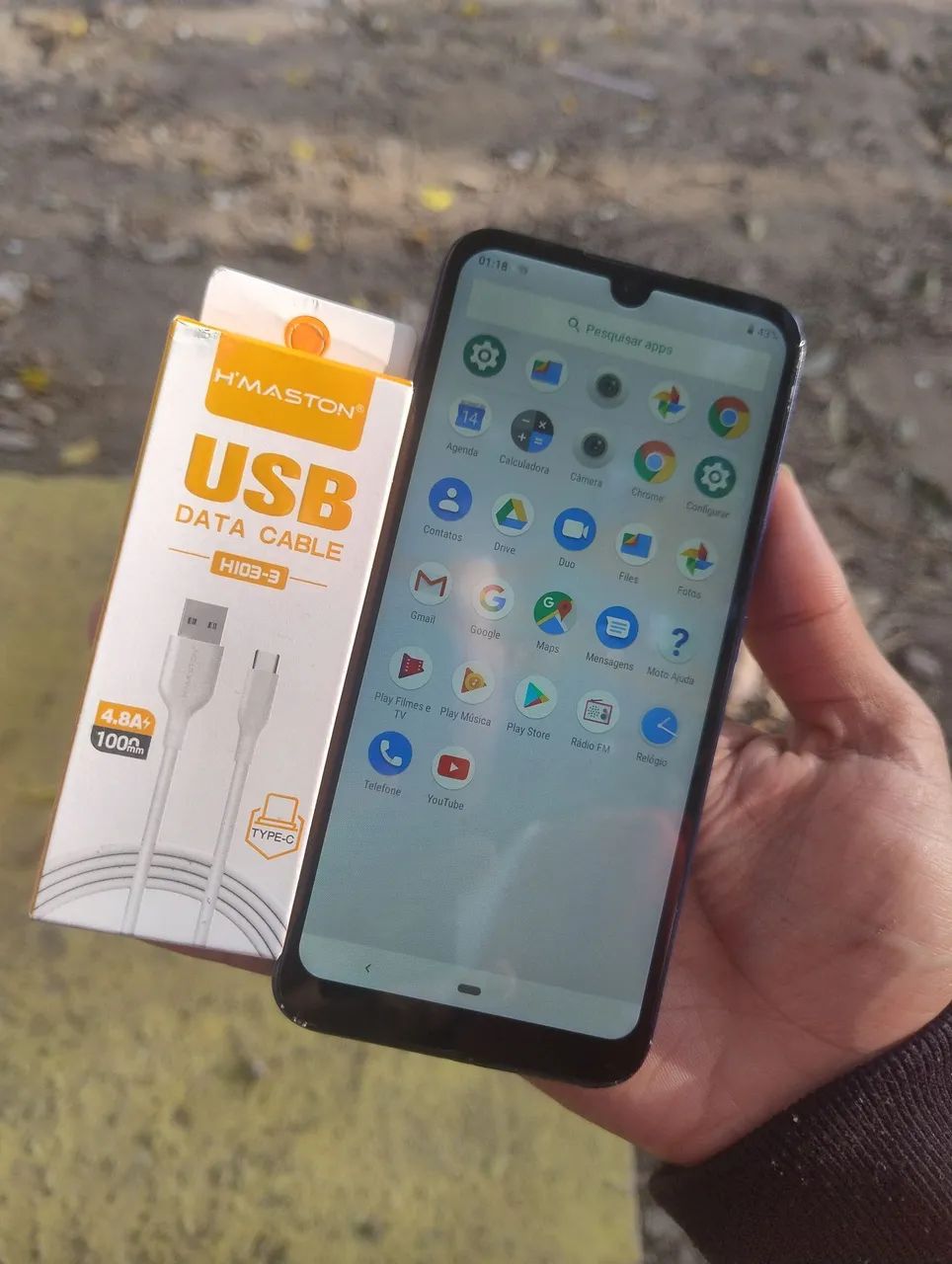 Motorola 6s 32 GB tudo funcionando com cabo usb - Foto 2