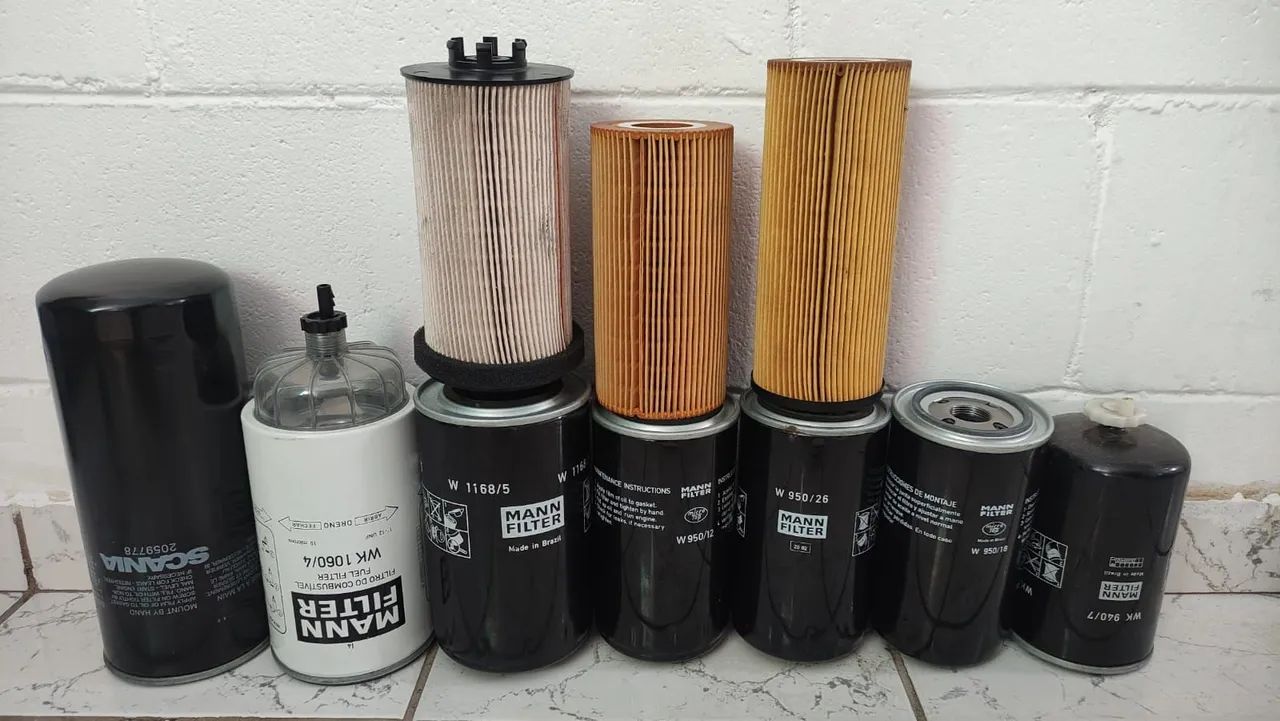 Filtro de óleo e combustível para caminhões (Lote), - Foto 4
