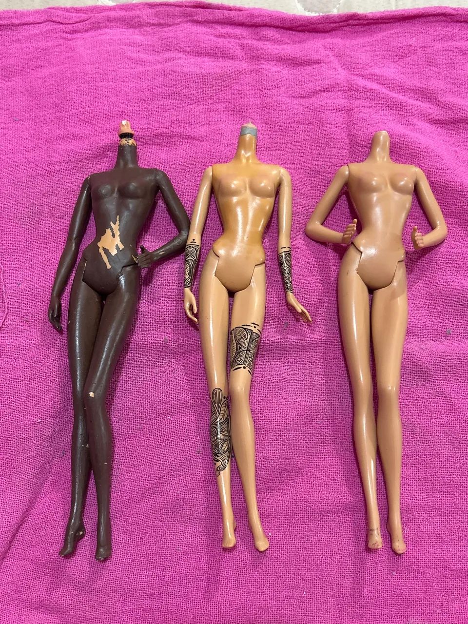 Barbie lote corpos model muse sucateados 