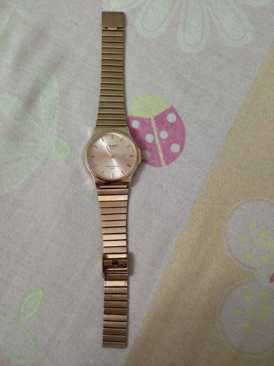 Relógio ouro rosa - Casio