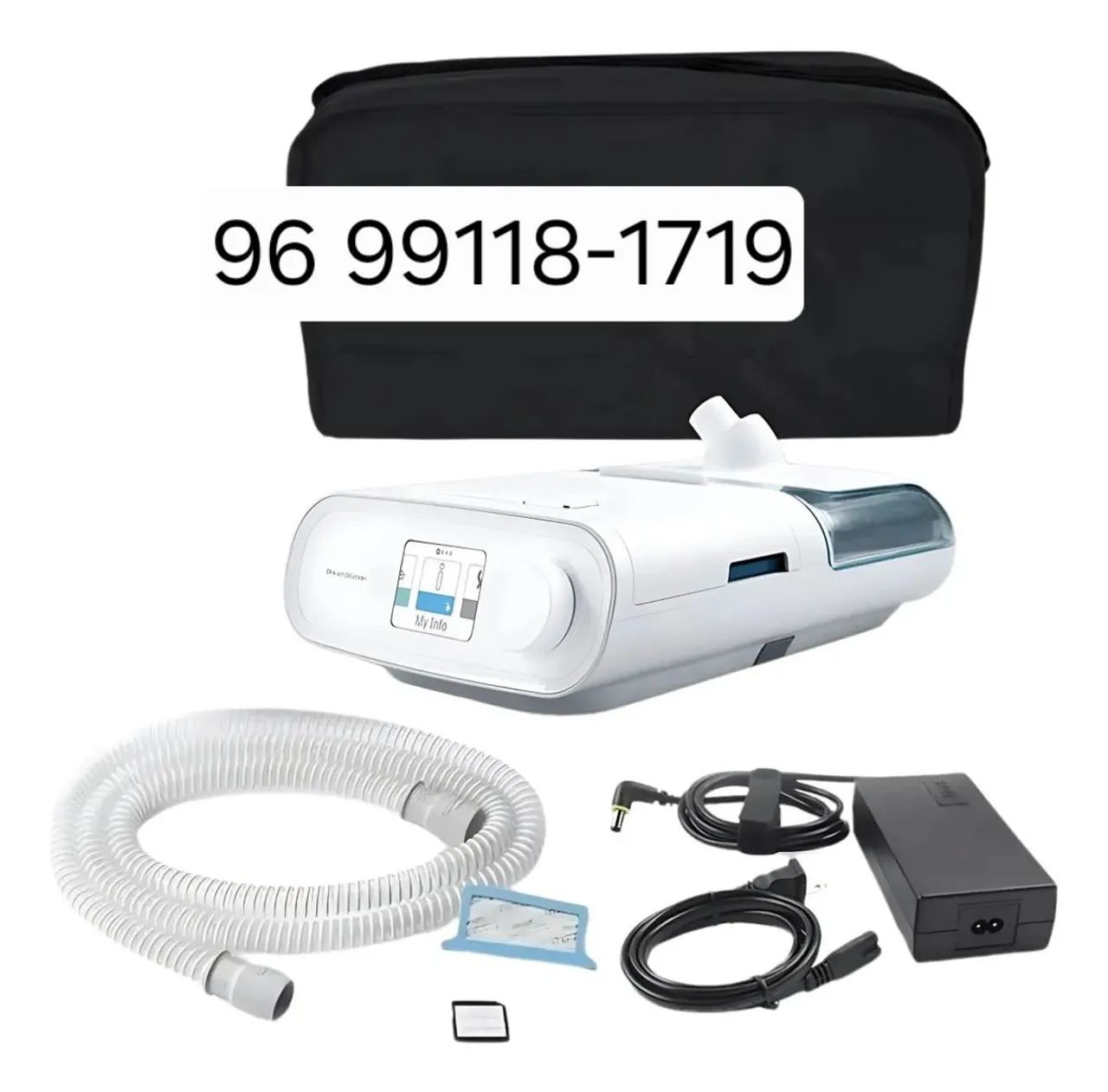 Cpap Dreamstation Auto Com Umidificador E Modem Completo - Foto 2