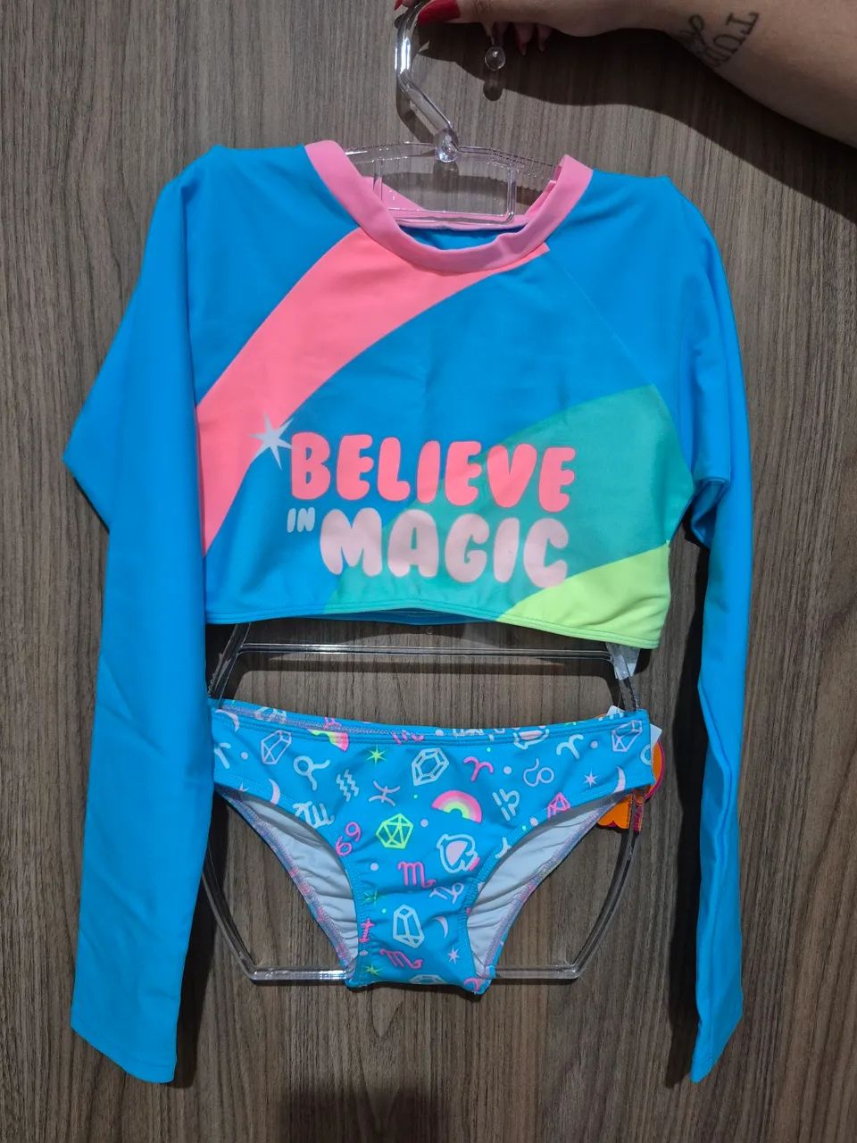 Conjunto cropped teen unicórnio- Puket 