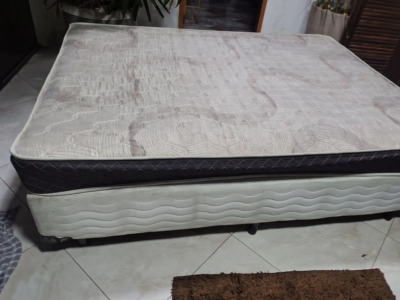 cama box de casal com colchão  - Foto 2