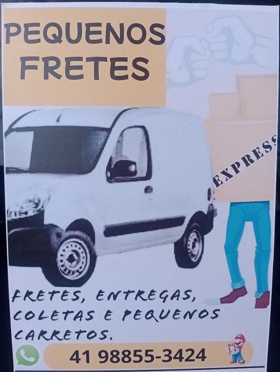 Frete,agregar, viagens. Veiculo Partner furgão. - Foto 2