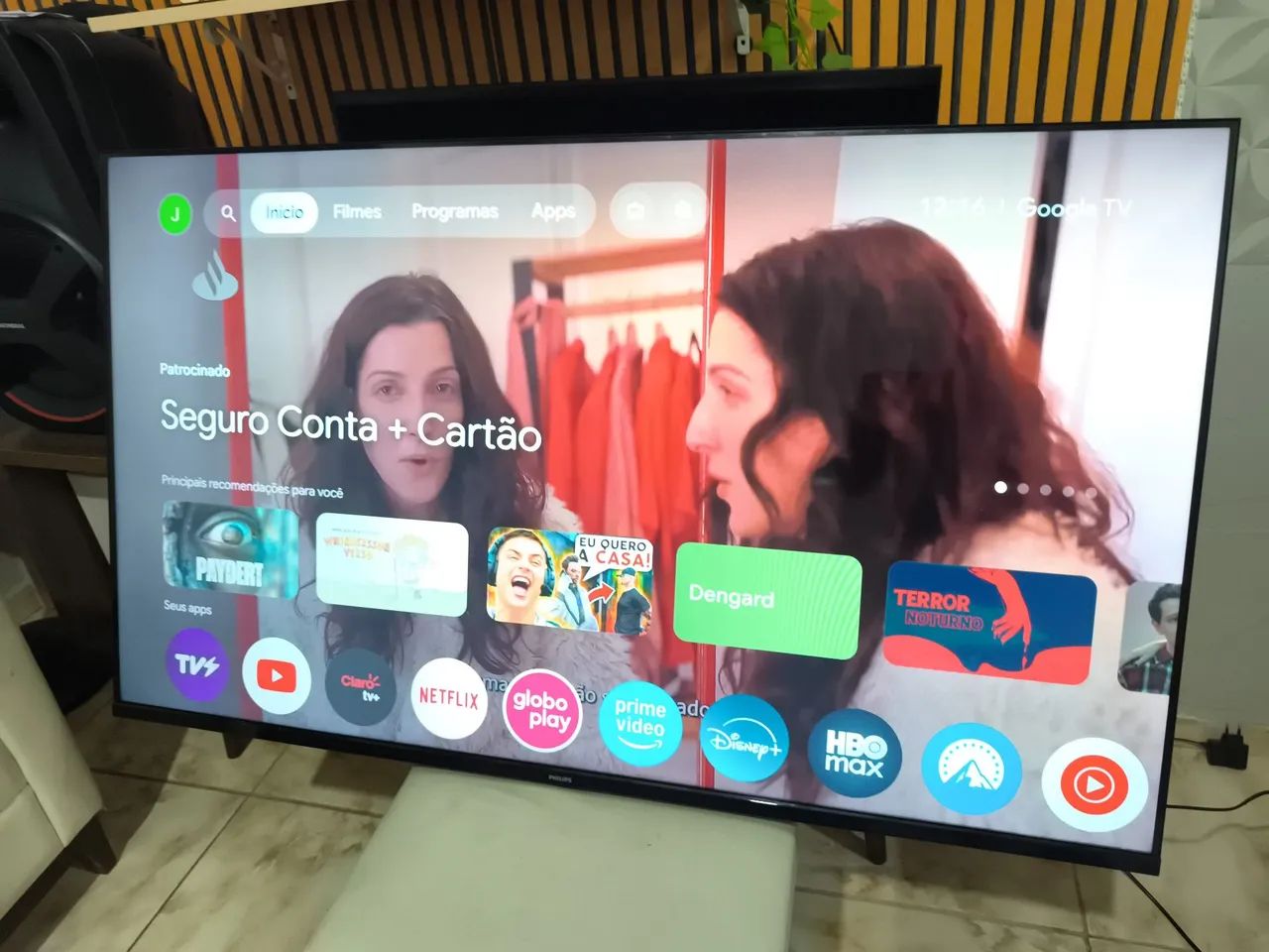 TV SMART 50 PHILIPS ANDROID 4K ,, NOTA FISCAL  - Foto 2