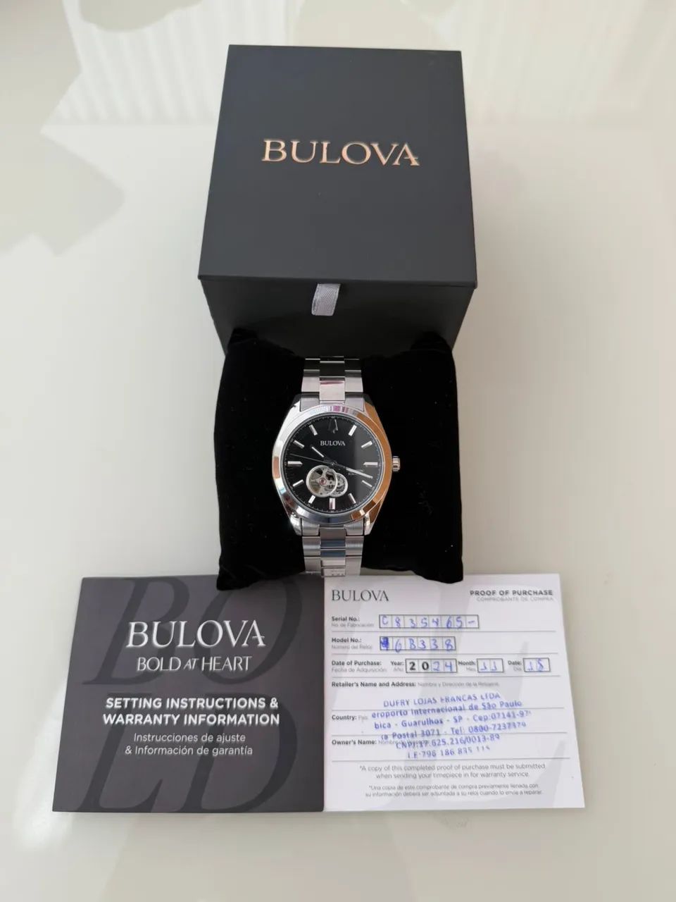 Relógio Bulova Surveyor Automatic Open Heart - Foto 2