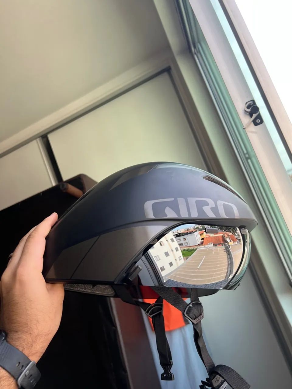 Capacete aero giro triathlon TT - Foto 4