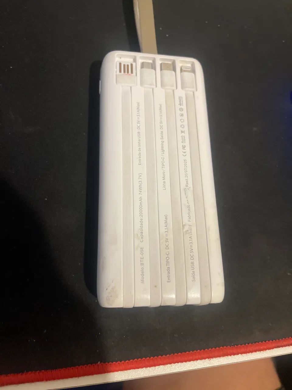 CARREGADOR PORTÁTIL 10000mAh - Foto 2