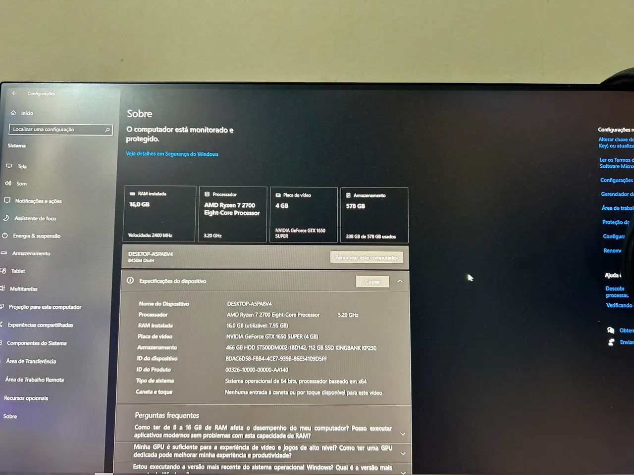 MONITOR HERO AOC 144hz - Foto 3