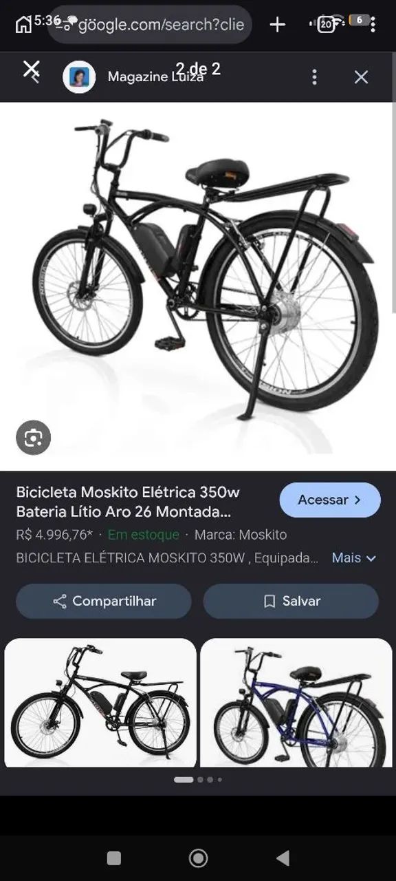 Bicicleta elétrica  - Foto 2