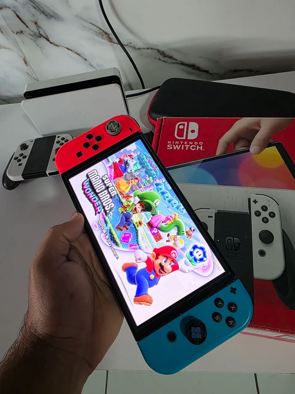 NINTENDO SWITCH OLED DESBLOQUEADO  - Foto 3