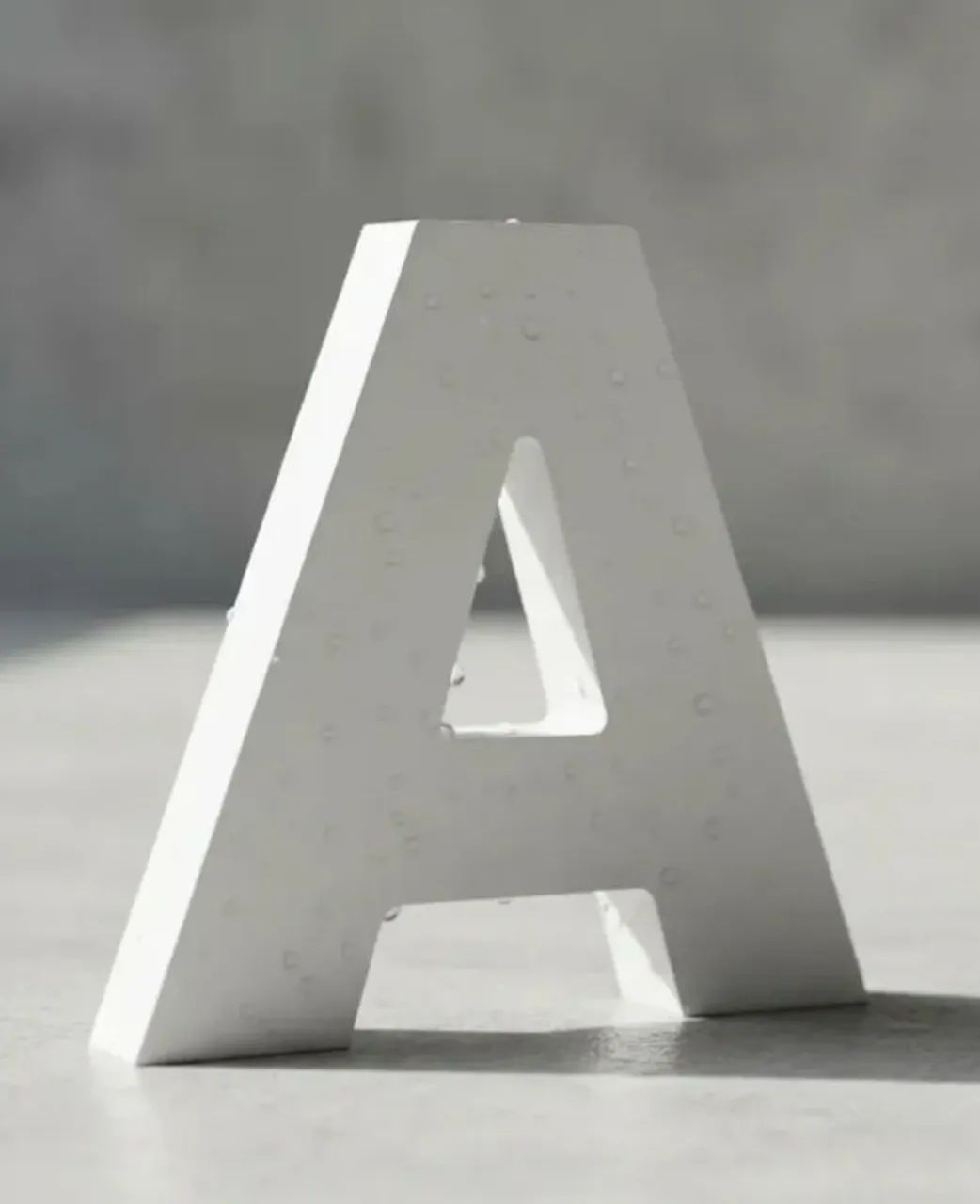 Letras caixa em inox