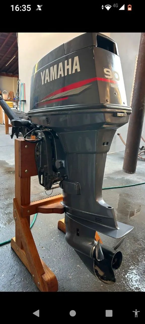 motor de popa 90 hp yamaha surfski - Foto 2