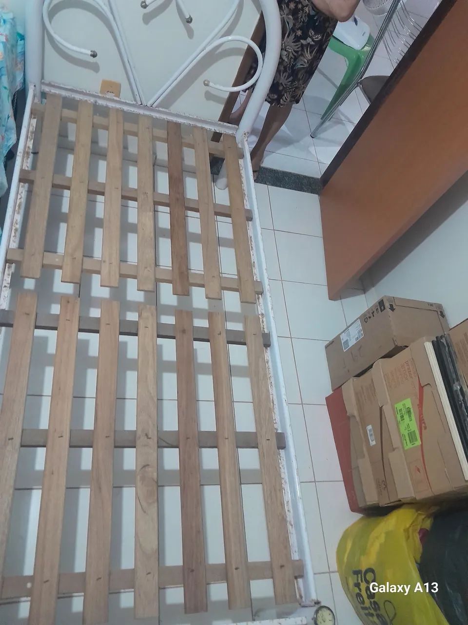 Cama de solteiro de ferro desmontável  - Foto 2