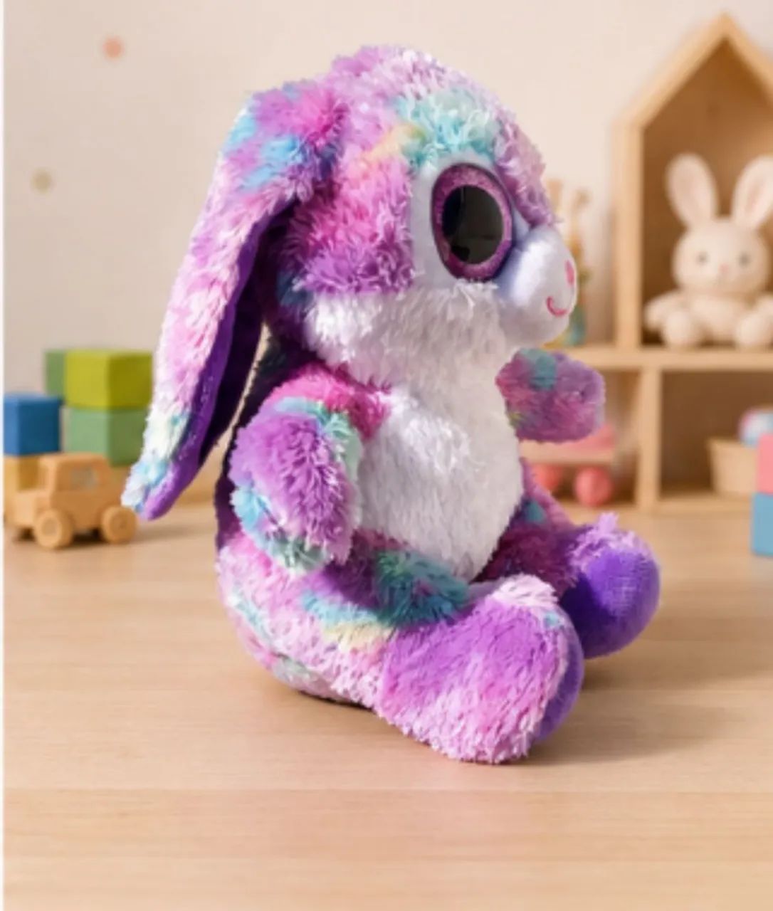 Coelho Pelúcia Tie Dye - Foto 3
