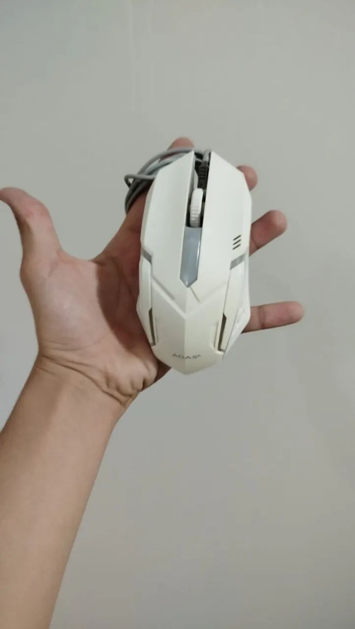 Kit Gamer Branco + Mousepad Bloody . Teclado, Mouse e Mousepad - Foto 3